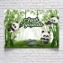 Panda Temalı Doğum Günü Afişi 70X100 cm