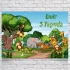 Safari Temalı Doğum Günü Afişi 70X100 cm