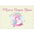 Unicorn Temalı Doğum Günü Afişi 70X100 cm