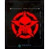 Yıldız Punisher Kurukafa Sticker 17x17 Cm Kırmızı