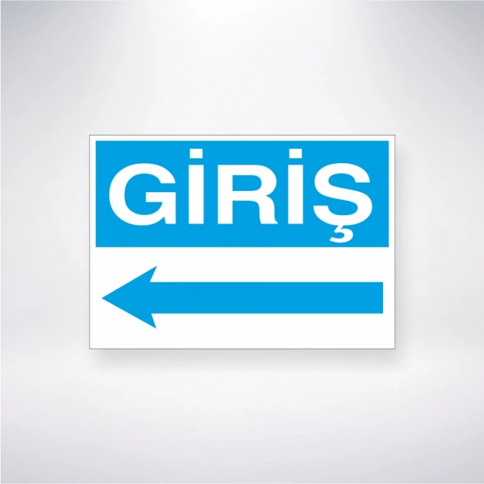 <--- Giriş Sticker 20X28 Cm