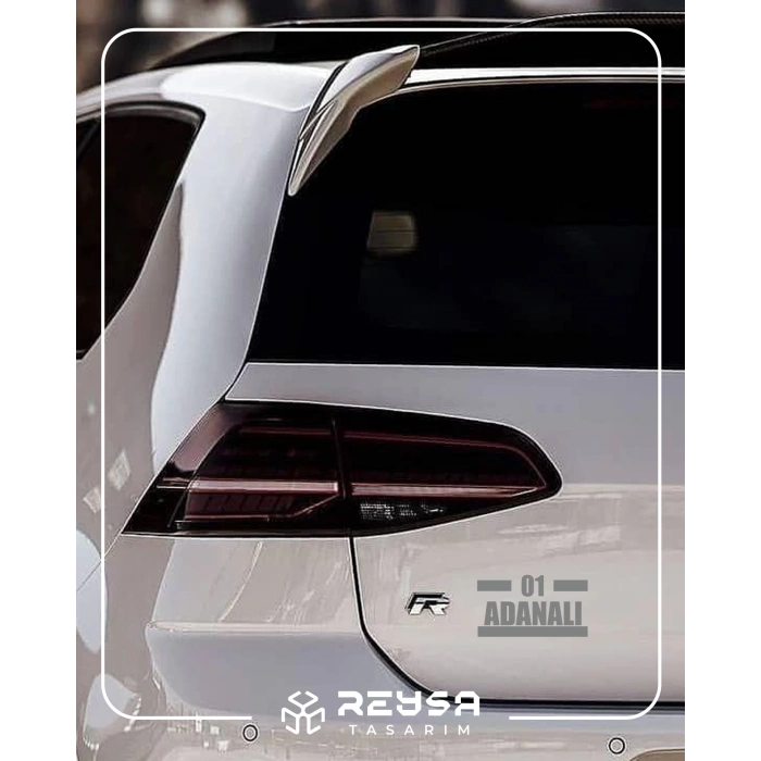 01 Adanalı Araba Sticker 17x17 Cm Gri
