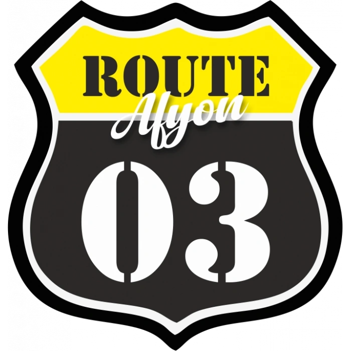 03 Afyon Sticker 10x10 cmRenkli Sticker