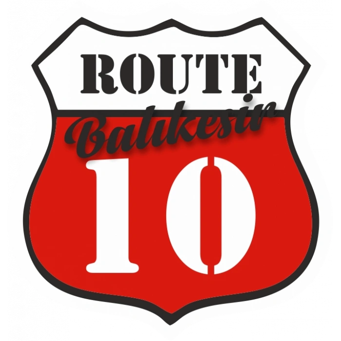 10 Balıkesir Sticker 10x10 cmRenkli Sticker