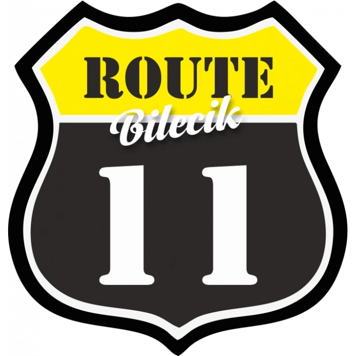 11 Bilecik Sticker 10x10 cmRenkli Sticker