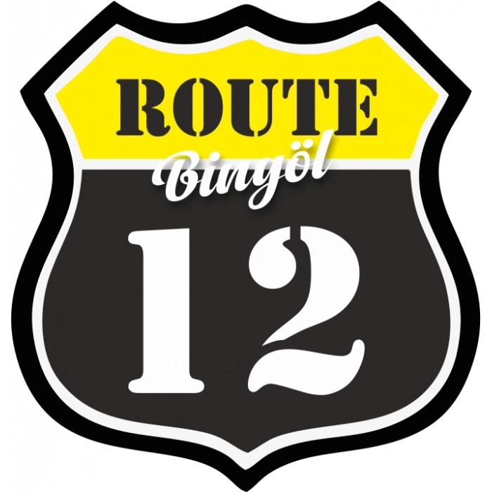 12 Bingöl Sticker 10x10 cmRenkli Sticker