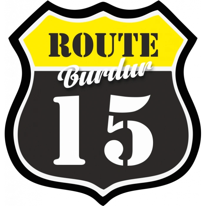 15 Burdur Sticker 10x10 cmRenkli Sticker