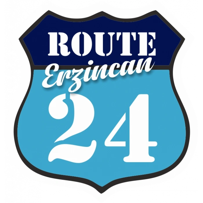 24 Erzincan Sticker 10x10 cmRenkli Sticker