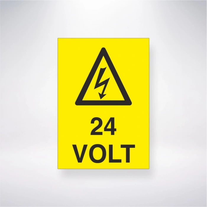 24 Volt Sticker 20X28 Cm