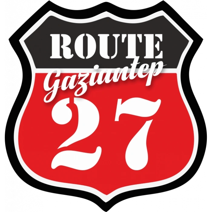 27 Gaziantep Sticker 10x10 cmRenkli Sticker