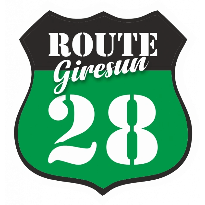 28 Giresun Sticker 10x10 cmRenkli Sticker