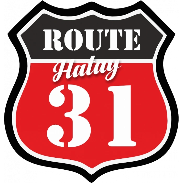 31 Hatay Sticker 10x10 cmRenkli Sticker