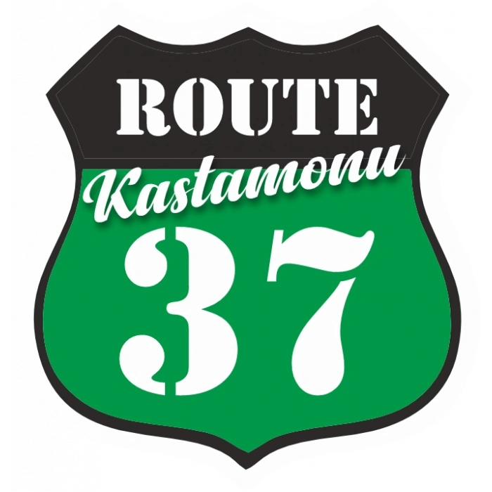 37 Kastamonu Sticker 10x10 cmRenkli Sticker