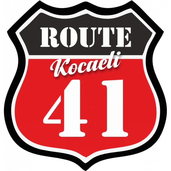 41 Kocaeli Sticker 10x10 cmRenkli Sticker