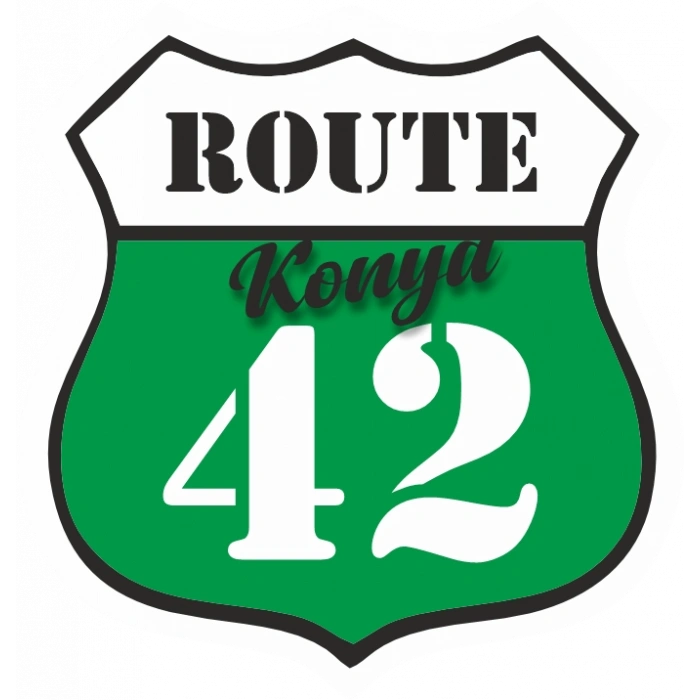 42Konya Sticker 10x10 cmRenkli Sticker