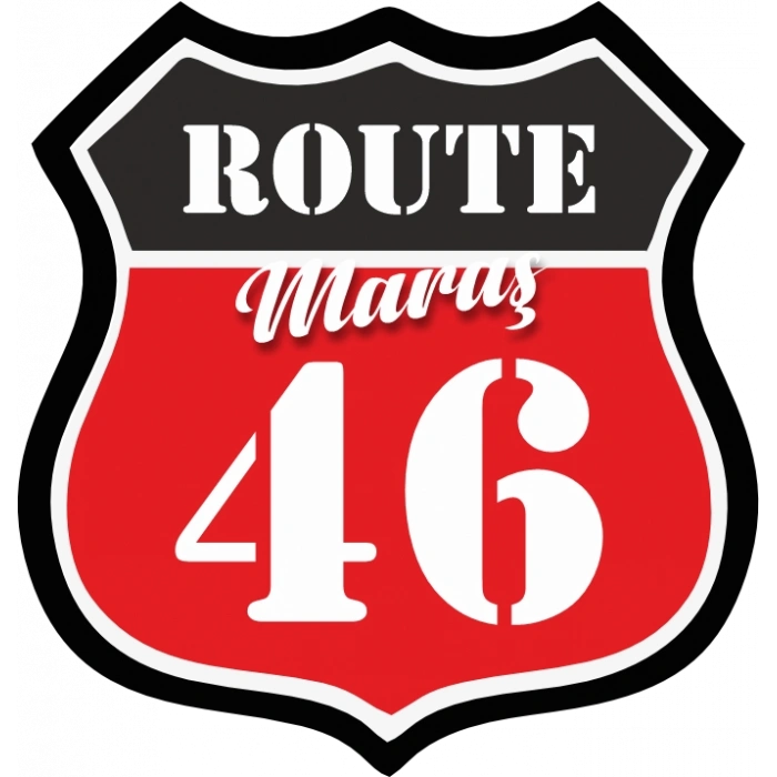 46 Maraş Sticker 10x10 cmRenkli Sticker