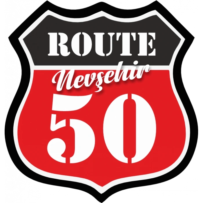 50 Nevşehir Sticker 10x10 cmRenkli Sticker