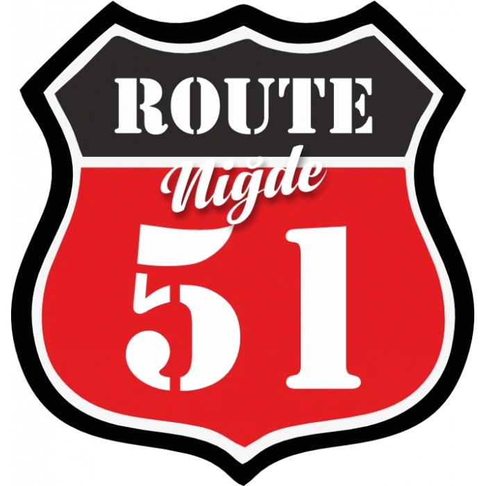 51 Niğde Sticker 10x10 cmRenkli Sticker