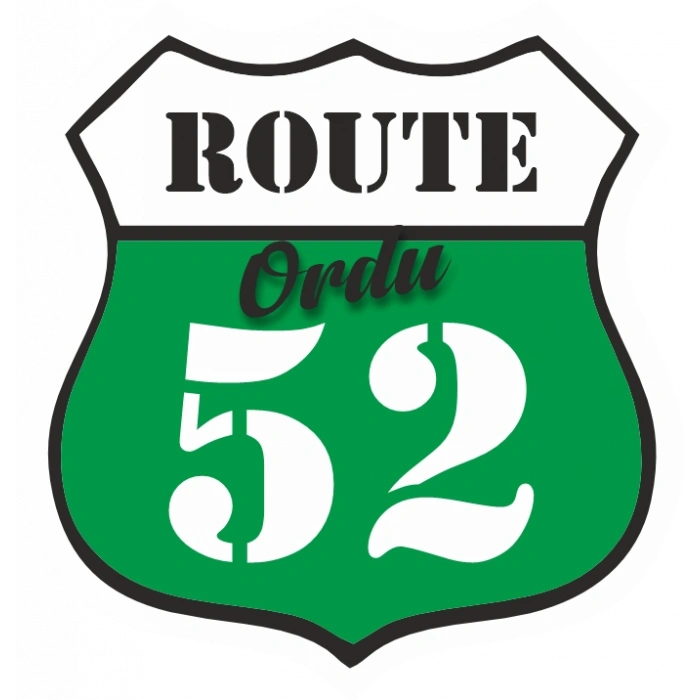 52 Ordu Sticker 10x10 cmRenkli Sticker