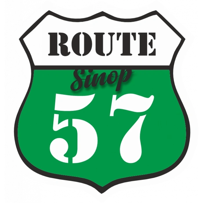 57 Sinop Sticker 10x10 cmRenkli Sticker