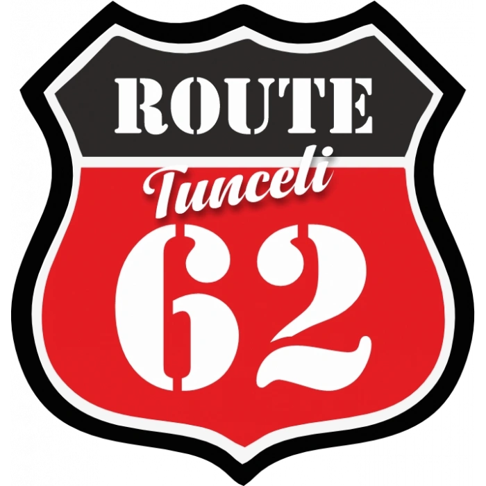 62 Tunceli Sticker 10x10 cmRenkli Sticker