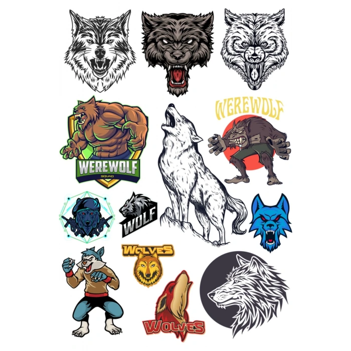 Kurt Sticker Set-1 13 Parça Telefon, Tablet, Defter, Laptop Sticker