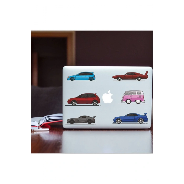 Kedi Sticker Set-1 8 Parça Telefon, Tablet, Defter, Laptop Sticker