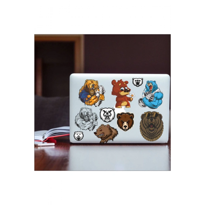 Köpek Pitbull Sticke Set 11 Parça Telefon, Tablet, Defter, Laptop Sticker