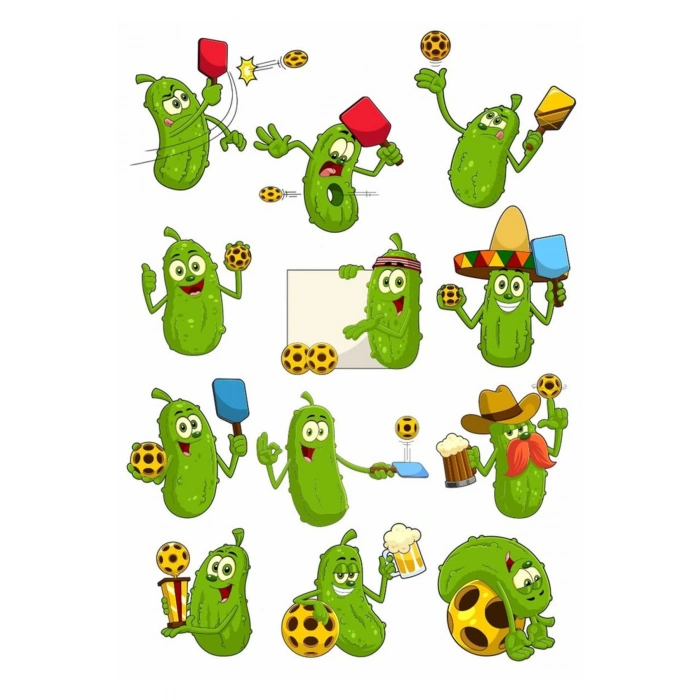 Salatalık Turşusu Sticker Set 1
