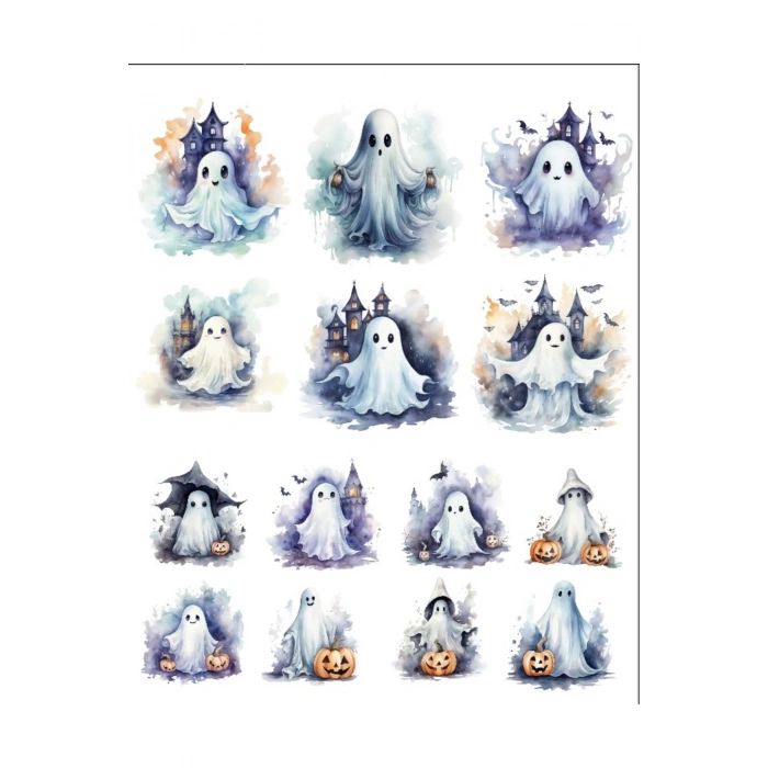 Sevimli Hayaletler Sticker Set -2