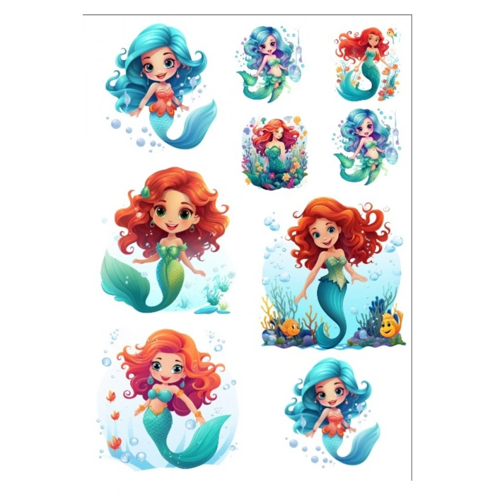 Deniz Kızı Sticker Set