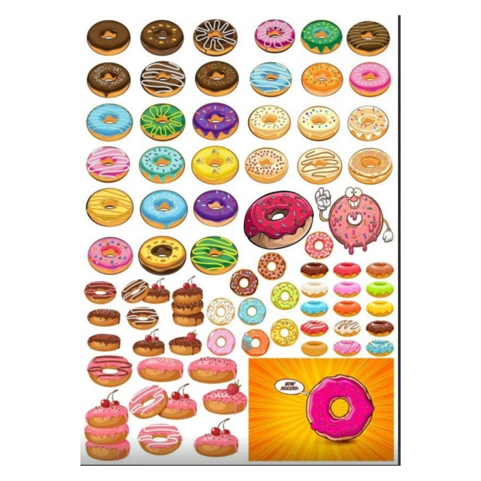 Donutlar Sticker Set