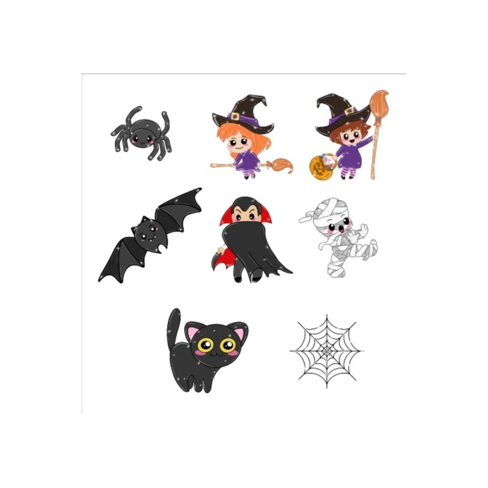 Sevimli Vampir Sticker Set