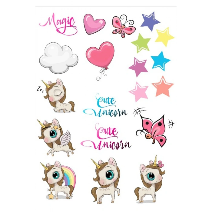 Unicorn Sticker Set