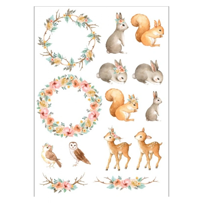 Sevimli Hayvanlar Sticker Set 4