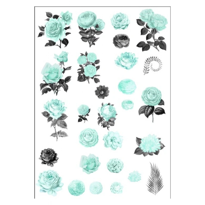 Mavi Güller Sticker Set 1