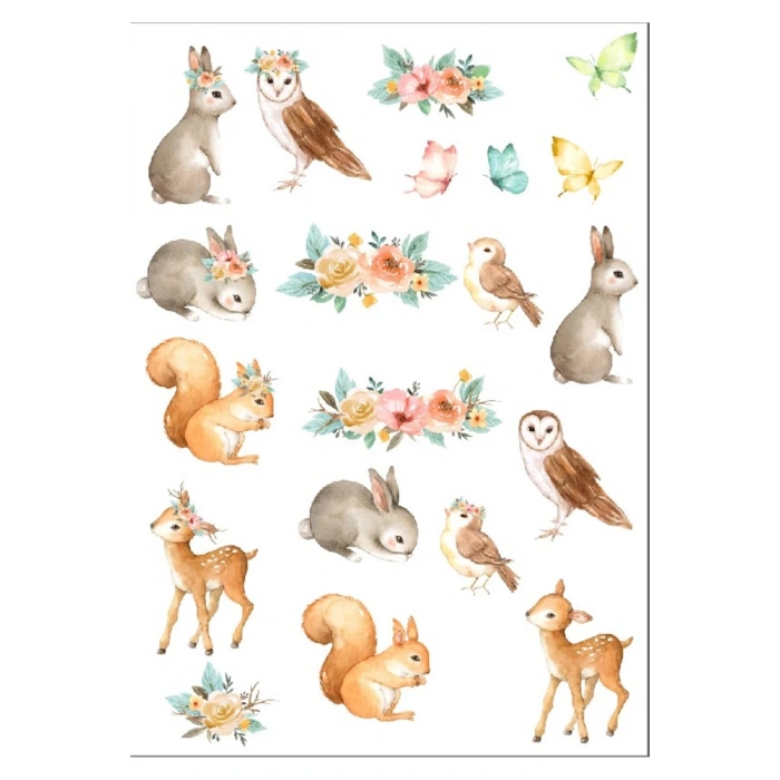 Sevimli Hayvanlar Sticker Set 3