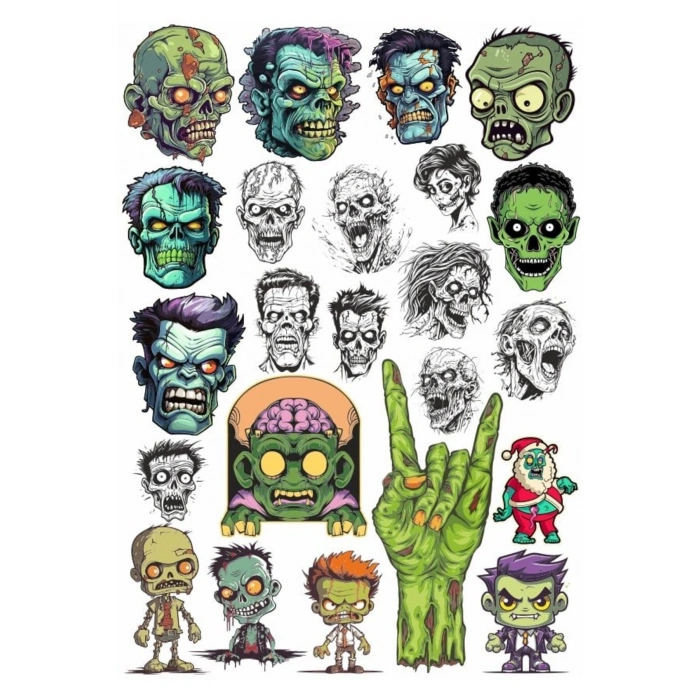 Zombi Sticker Set 5