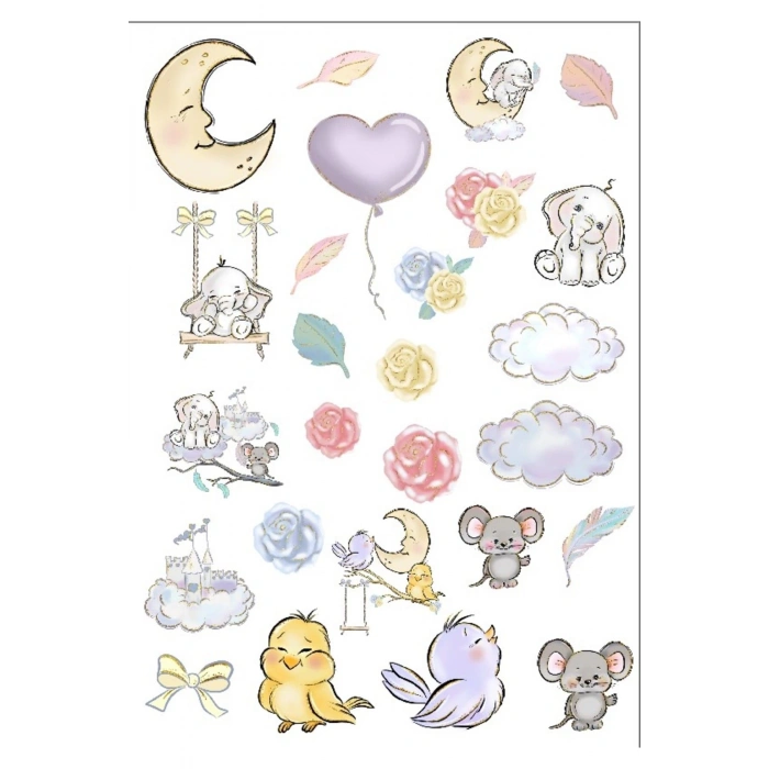Sevimli Rüyalar Alemi Sticker Set 1