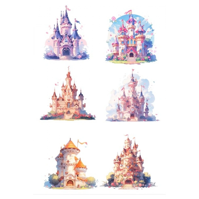 Şato ve Kaleler Sticker Set 2