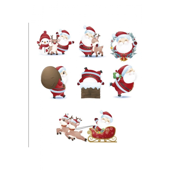 Noel Baba Sticker Set 4