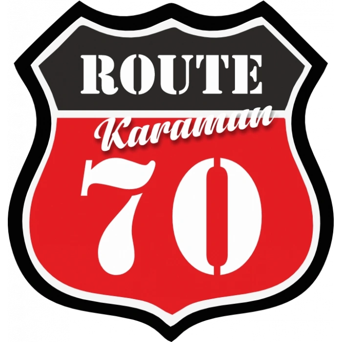 70 Karaman Sticker 10x10 cmRenkli Sticker