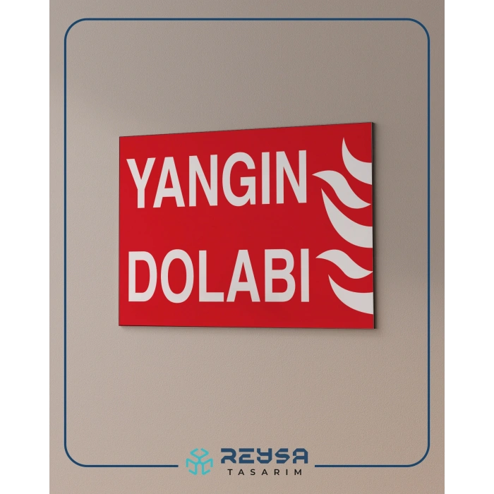 Yangın Dolabı Sticker 20X28 Cm
