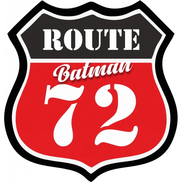 72 Batman Sticker 10x10 cmRenkli Sticker