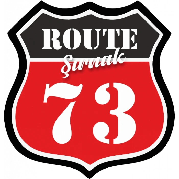 73 Şırnak Sticker 10x10 cmRenkli Sticker