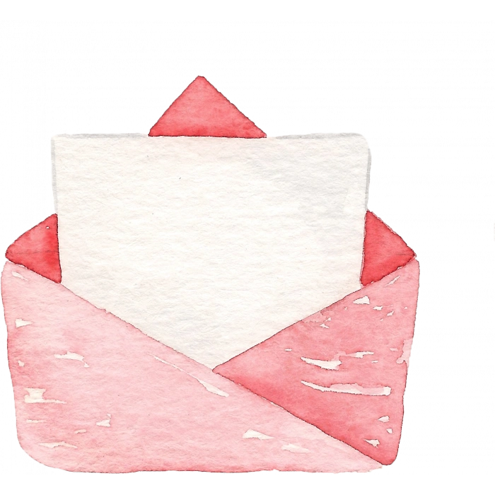 Açık Zarf Duvar Stickerı