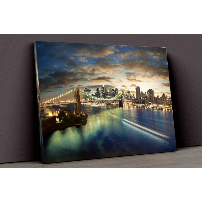 Akşam Ve Şehir Kanvas