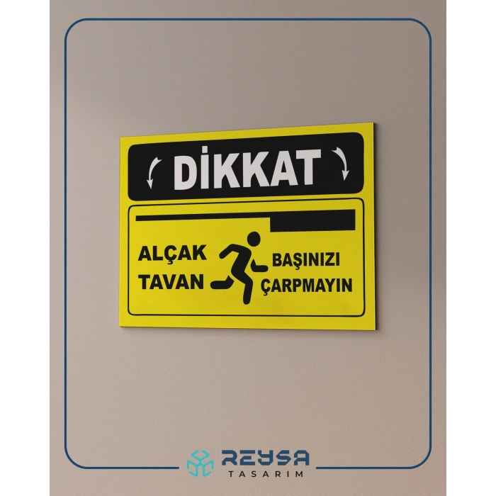 Alçak Tavan 21x29 Arkası Yapışkanlı Sticker 20X28 Cm