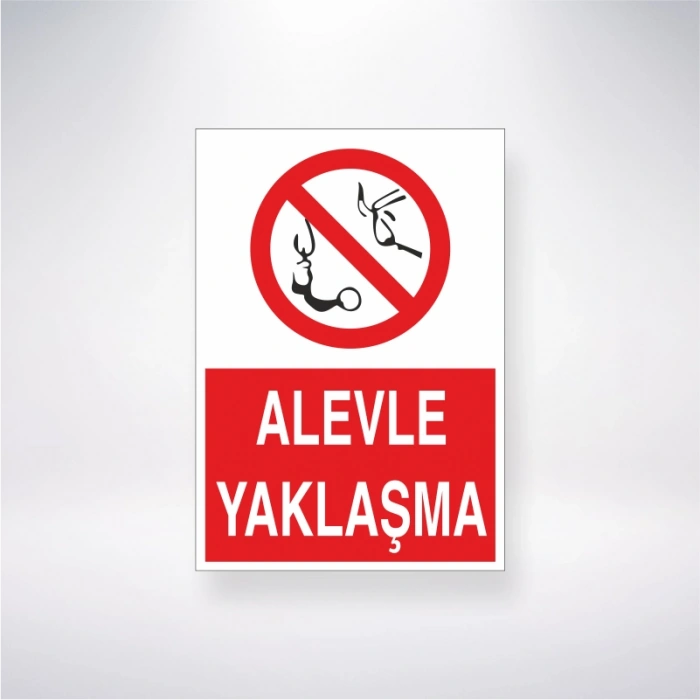 Alevle Yaklaşma Sticker 20X28 Cm