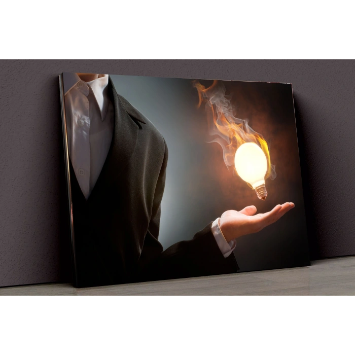 Ampul Ve insan Kanvas